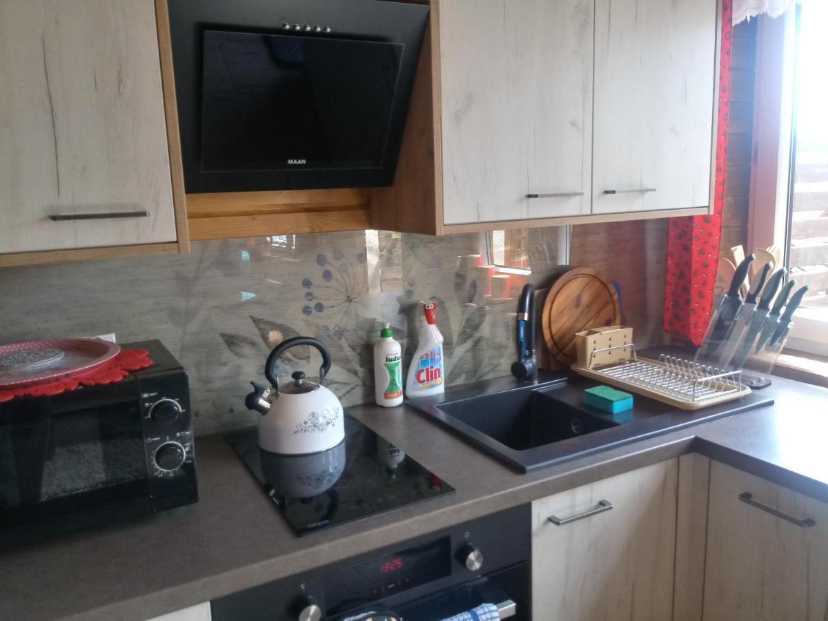 Domek Na Skarpie Zubrzyca Dolna Exteriér fotografie