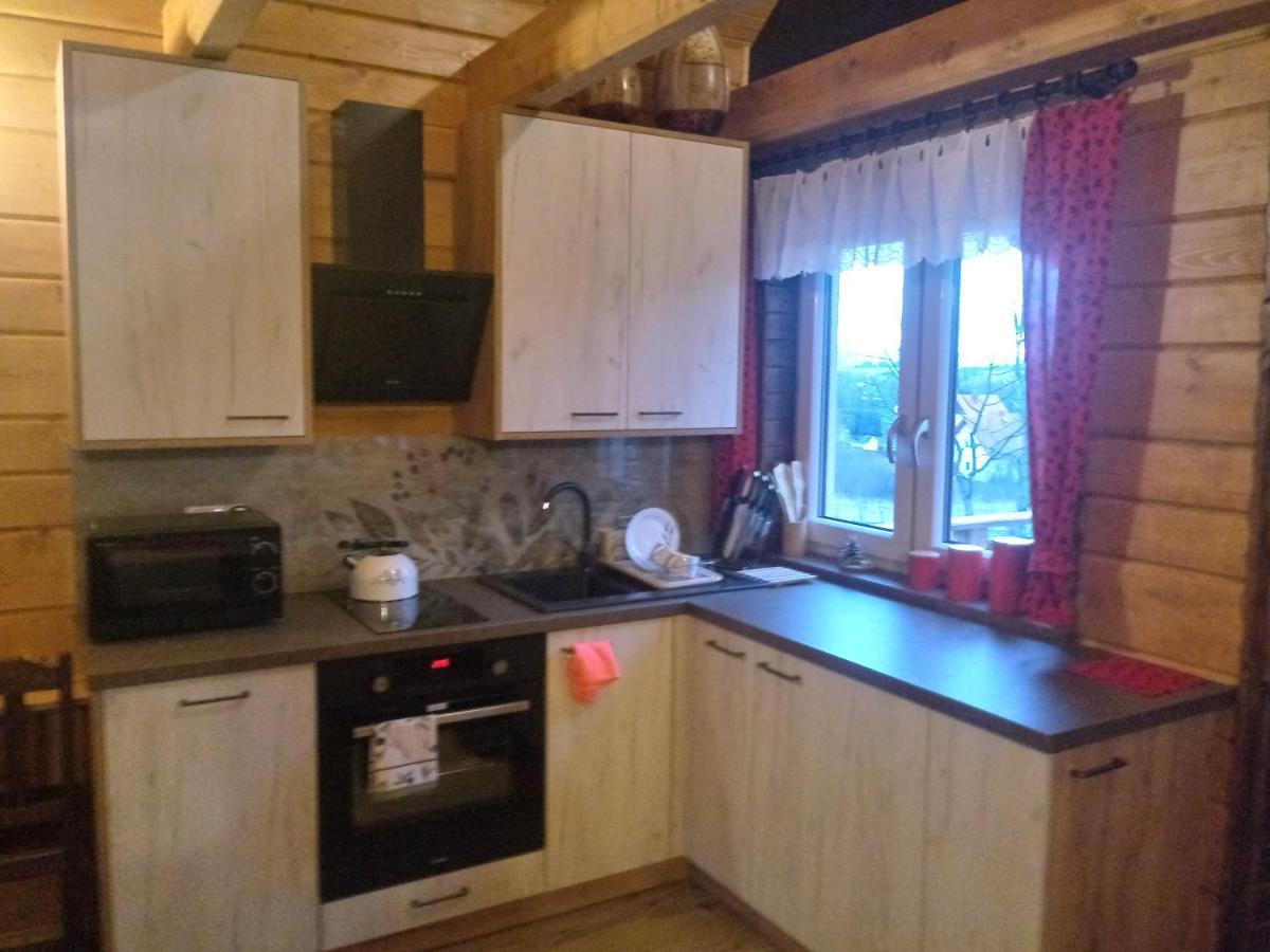 Domek Na Skarpie Zubrzyca Dolna Exteriér fotografie